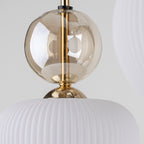 SOPHIA Black Gold Pendant Chandelier – Glamour 6xE14