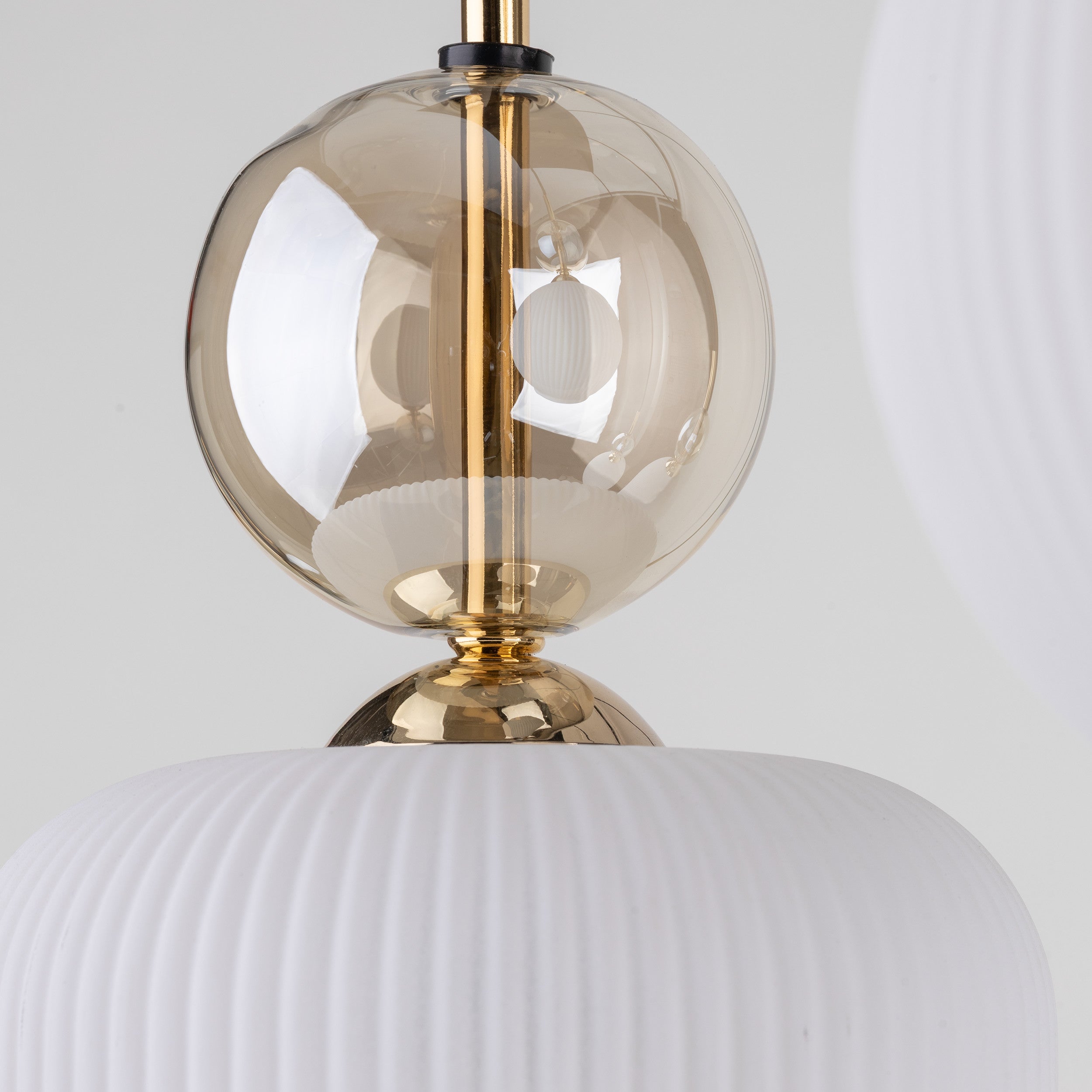 SOPHIA Black Gold Pendant Chandelier – Glamour 6xE14
