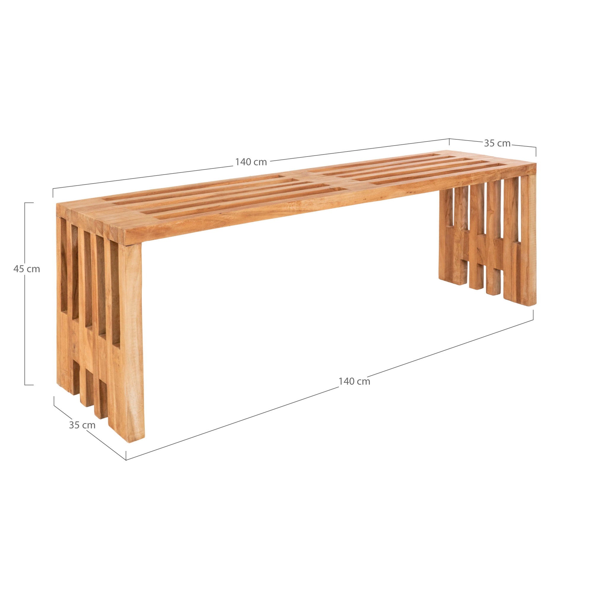 Benidorm Bench — Natural