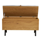Barco Bench with storage — Natural