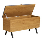 Barco Bench with storage — Natural