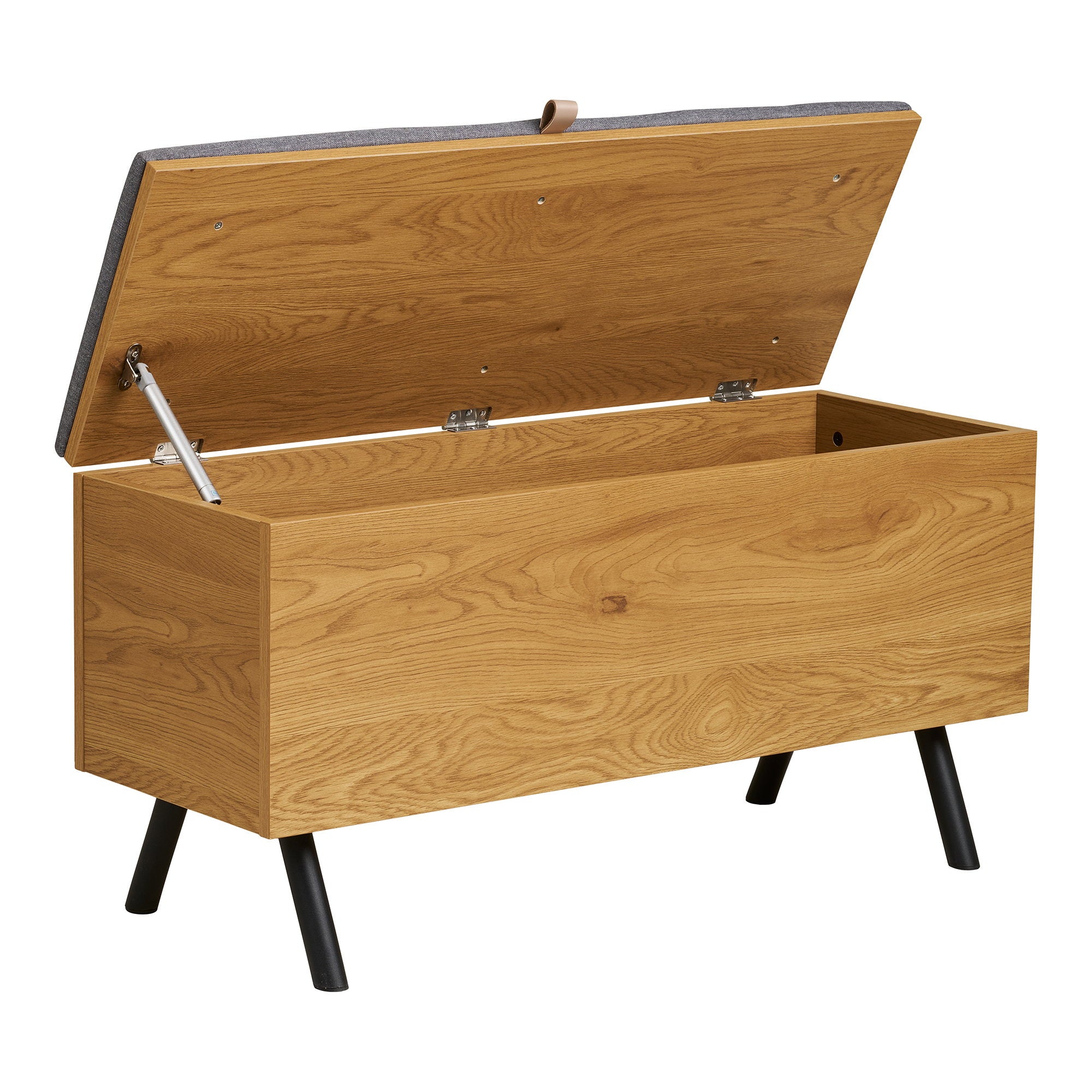 Barco Bench with storage — Natural