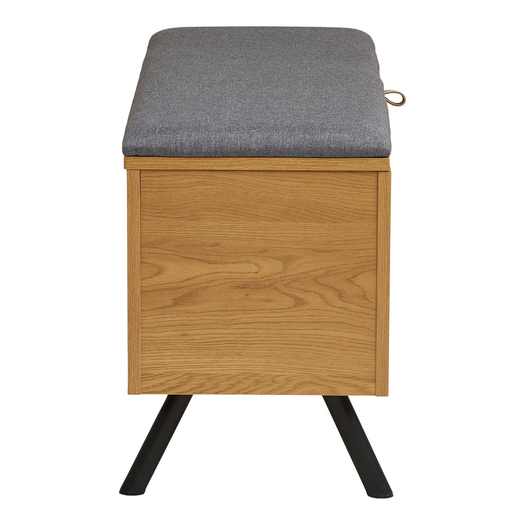 Barco Bench with storage — Natural
