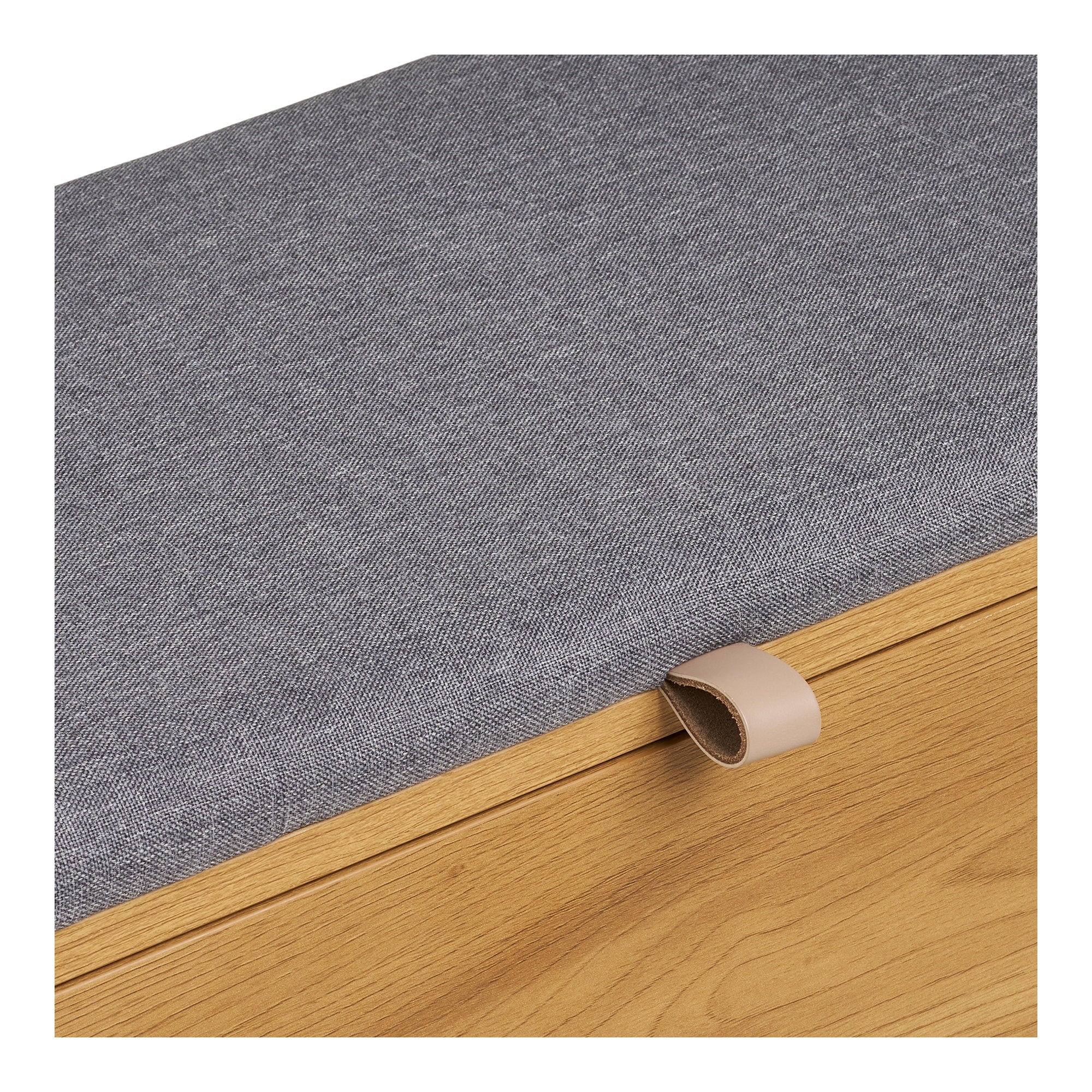 Barco Bench with storage — Natural