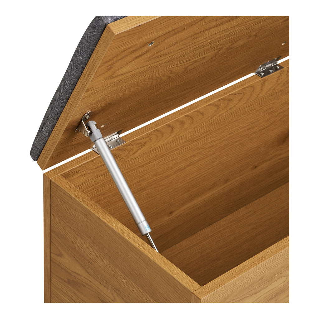 Barco Bench with storage — Natural