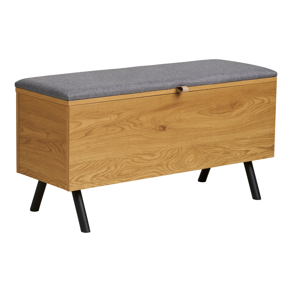 Barco Bench with storage — Natural