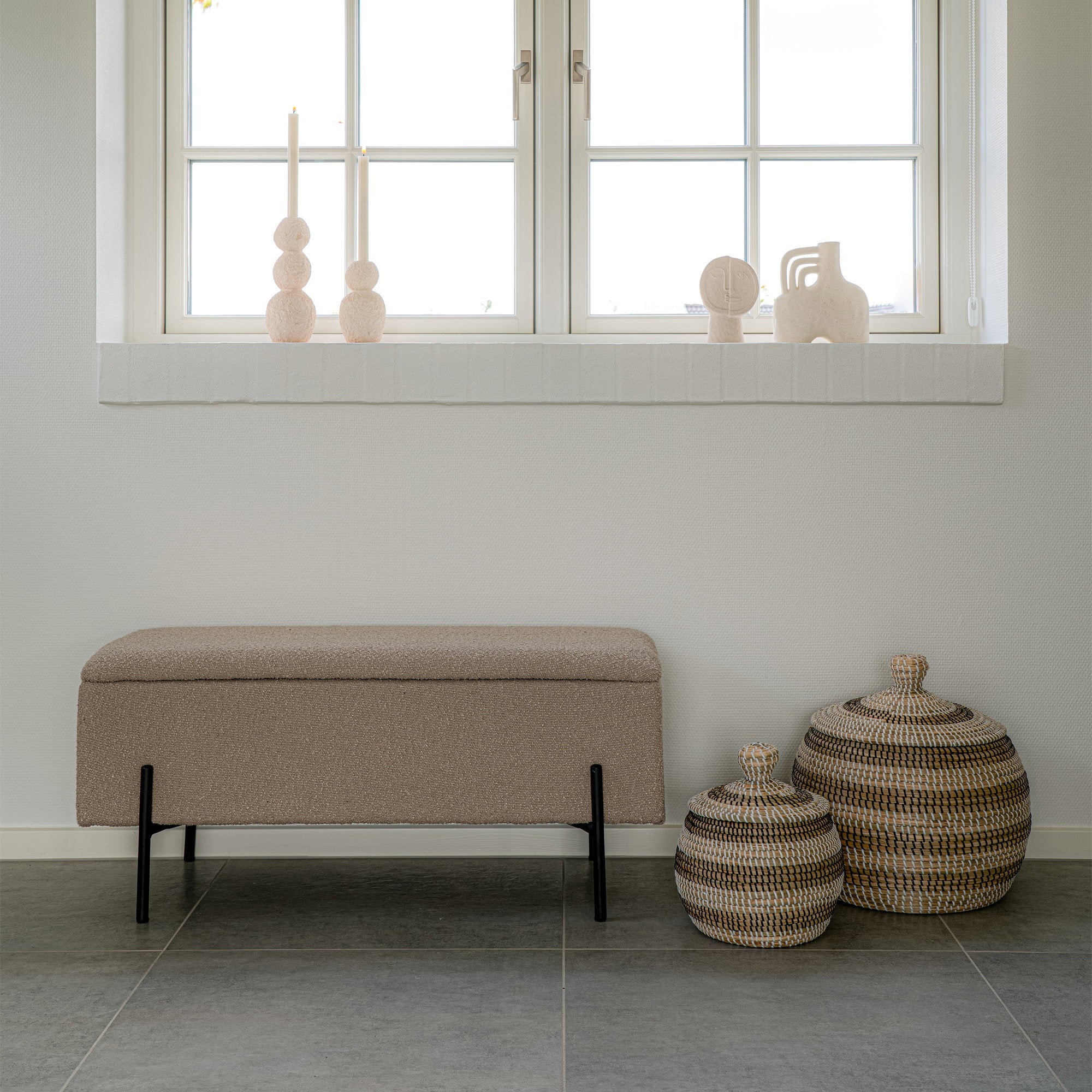Watford Bench — Beige