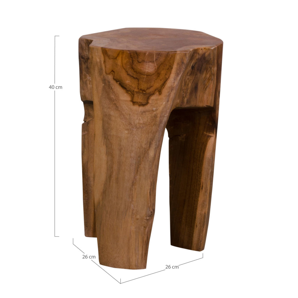 Rose  Stool — Natural
