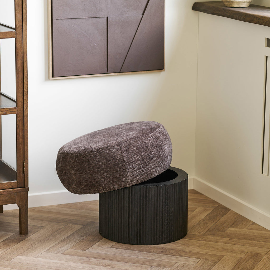 Christchurch Pouf — Dark Brown