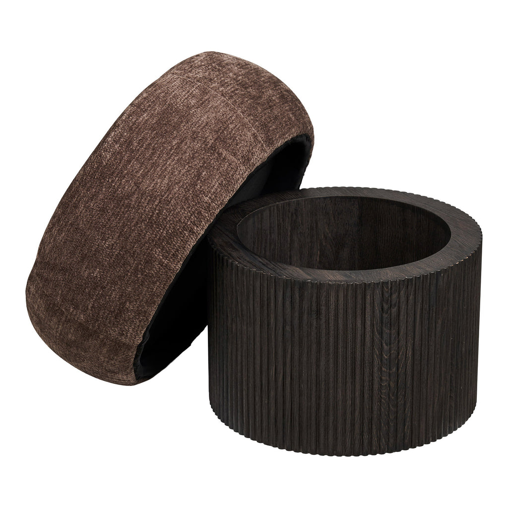 Christchurch Pouf — Dark Brown