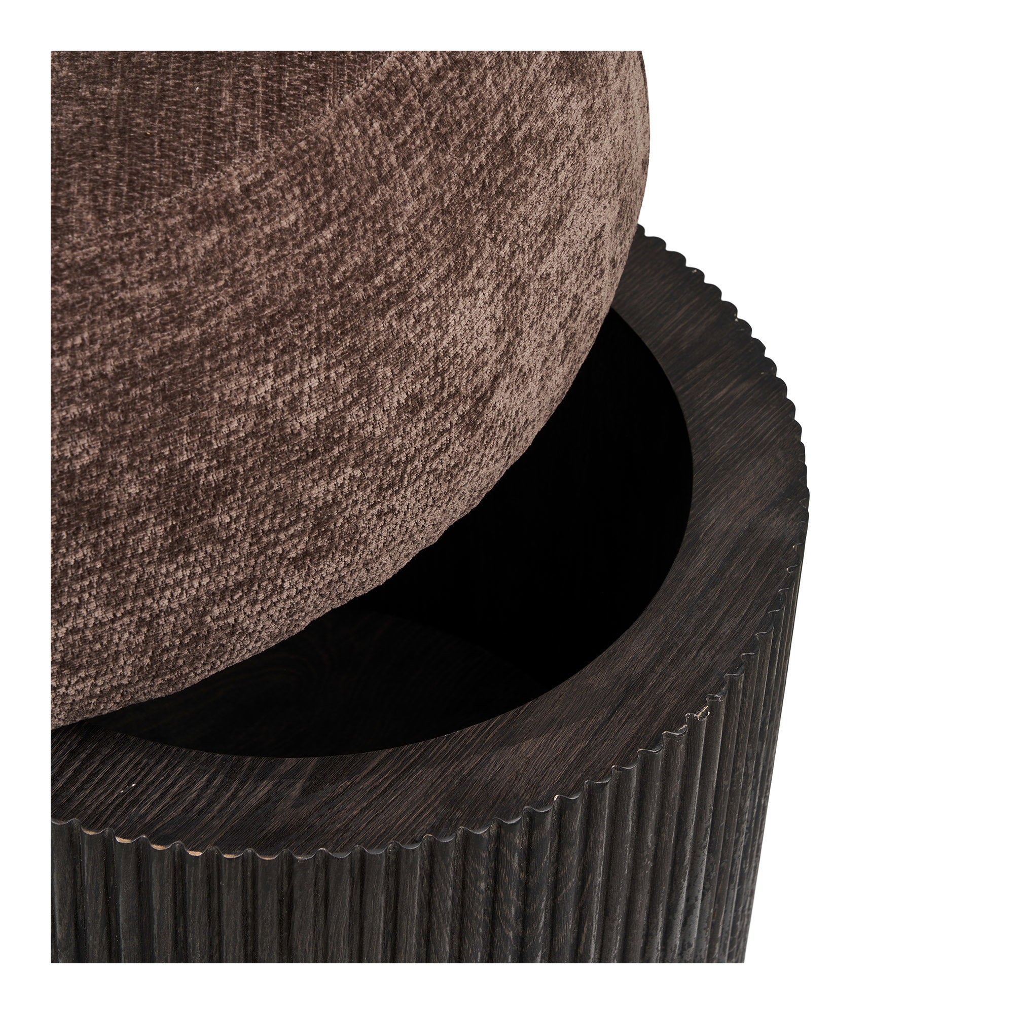 Christchurch Pouf — Dark Brown