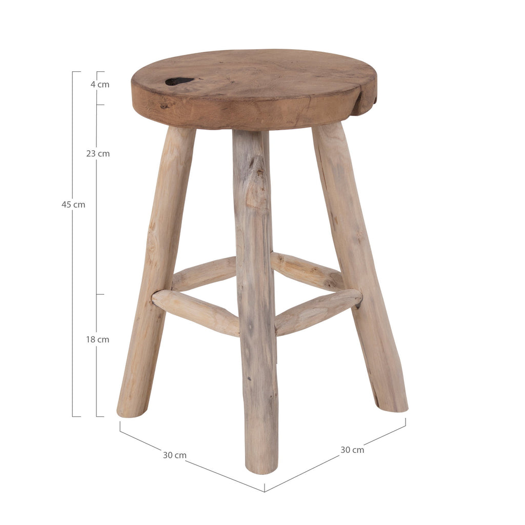 Badia Stool — Natural