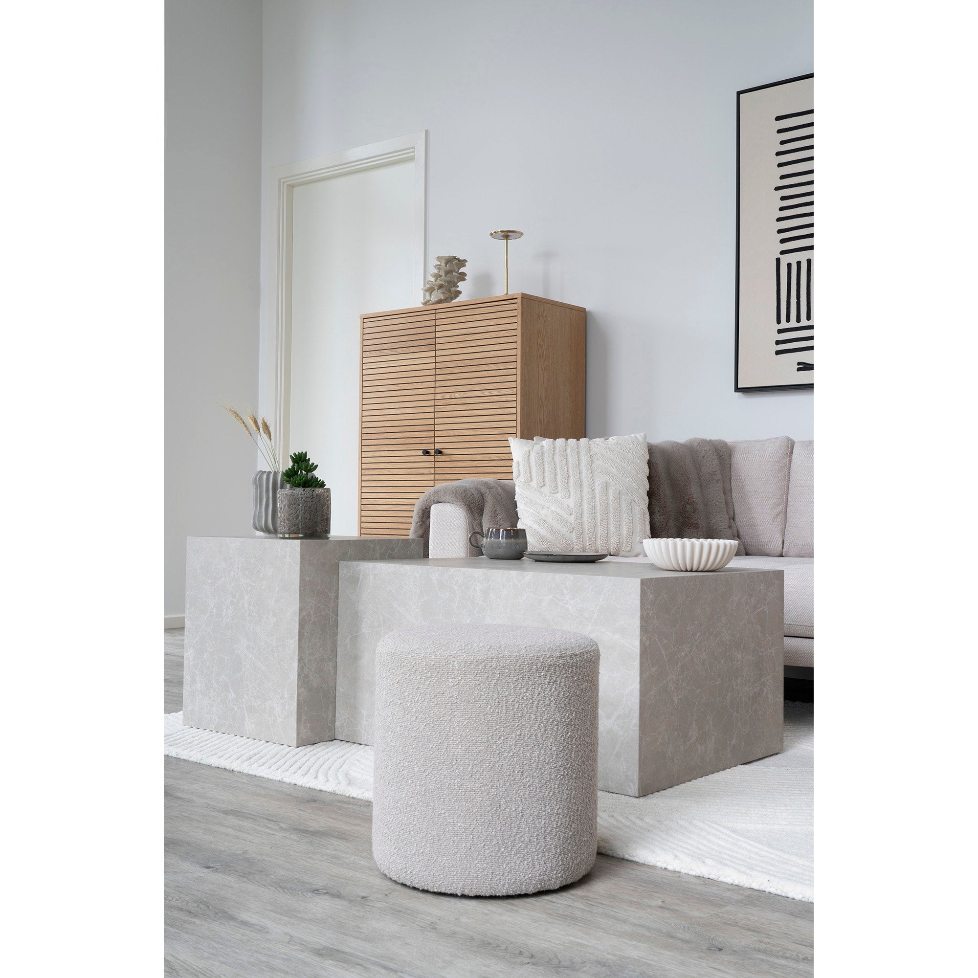 Ejby Pouf — Beige