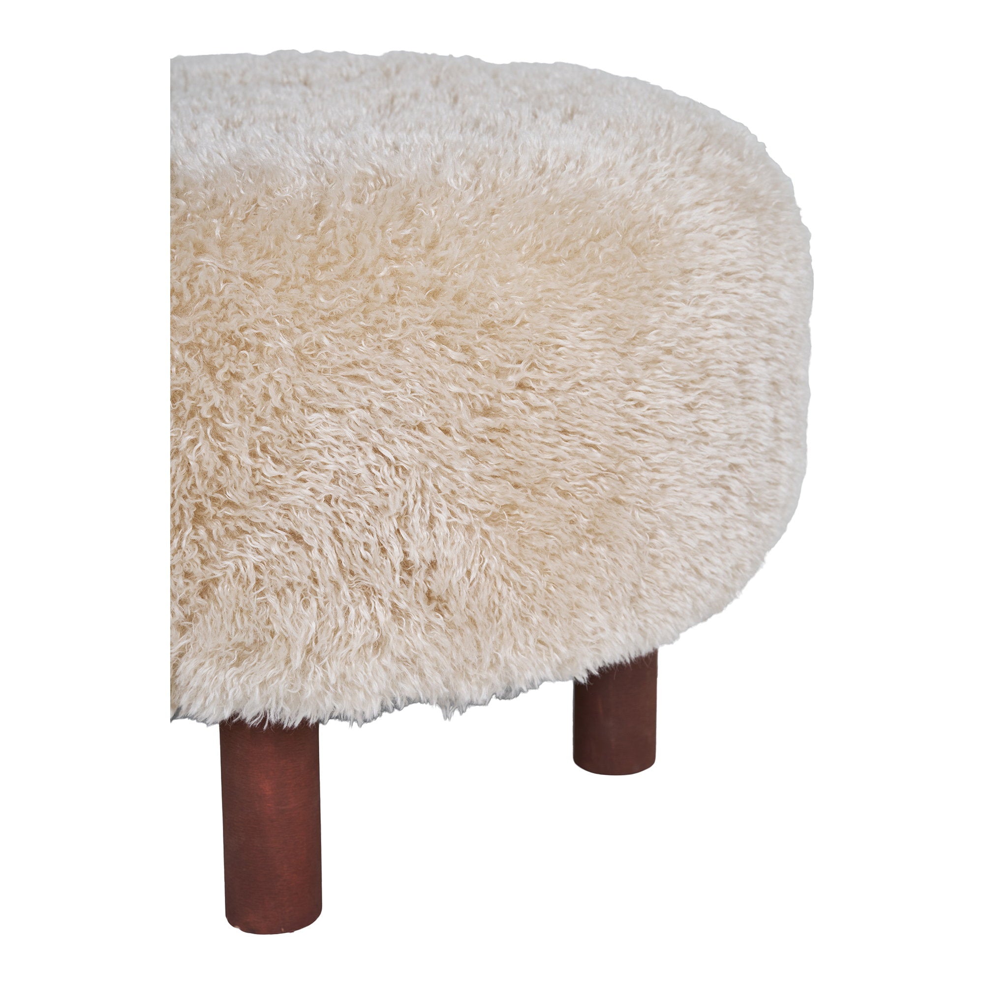 Inverness Pouf — Light Brown