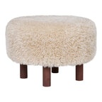 Inverness Pouf — Light Brown