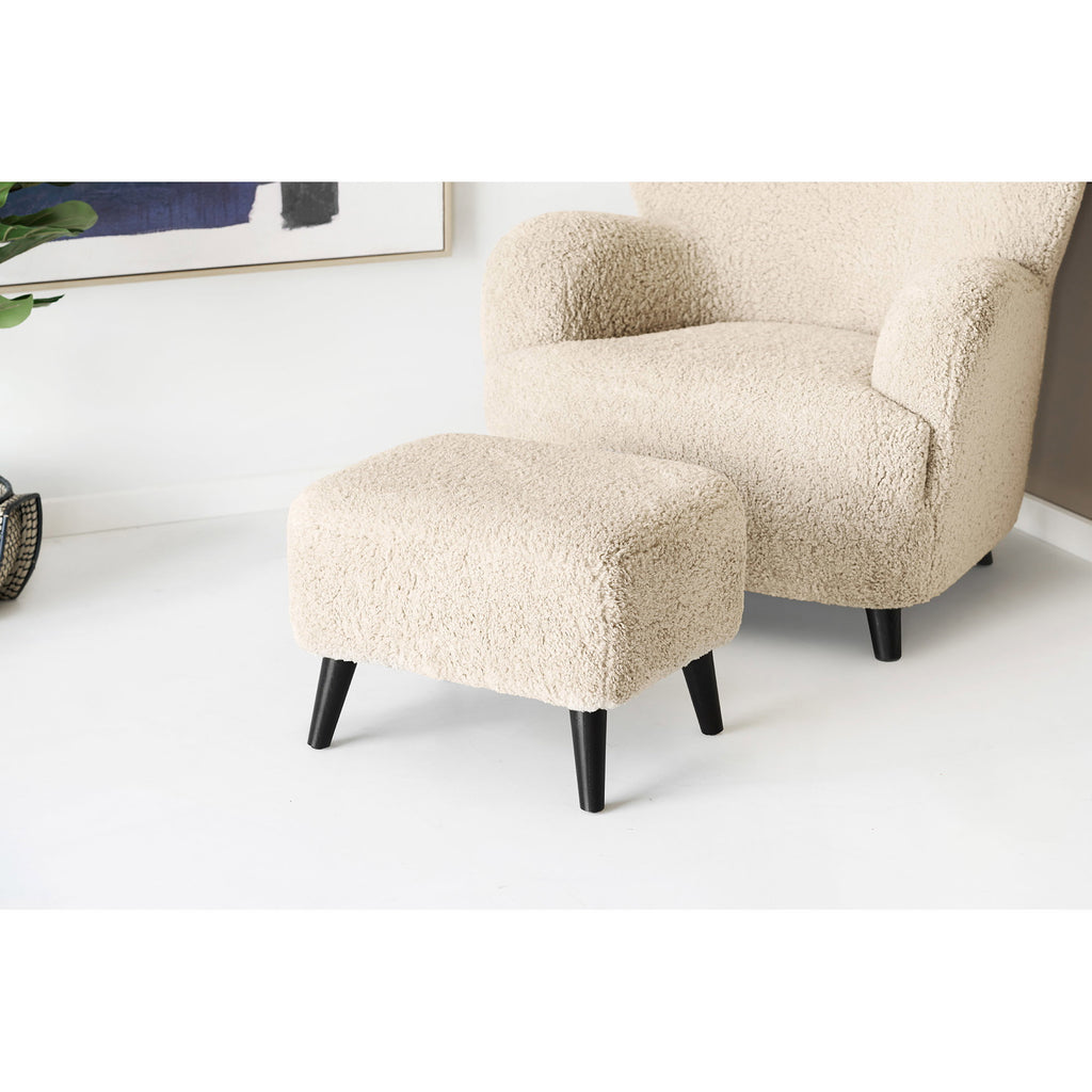 Lunaro Pouf — Light Brown