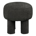 Canberra Pouf — Charcoal