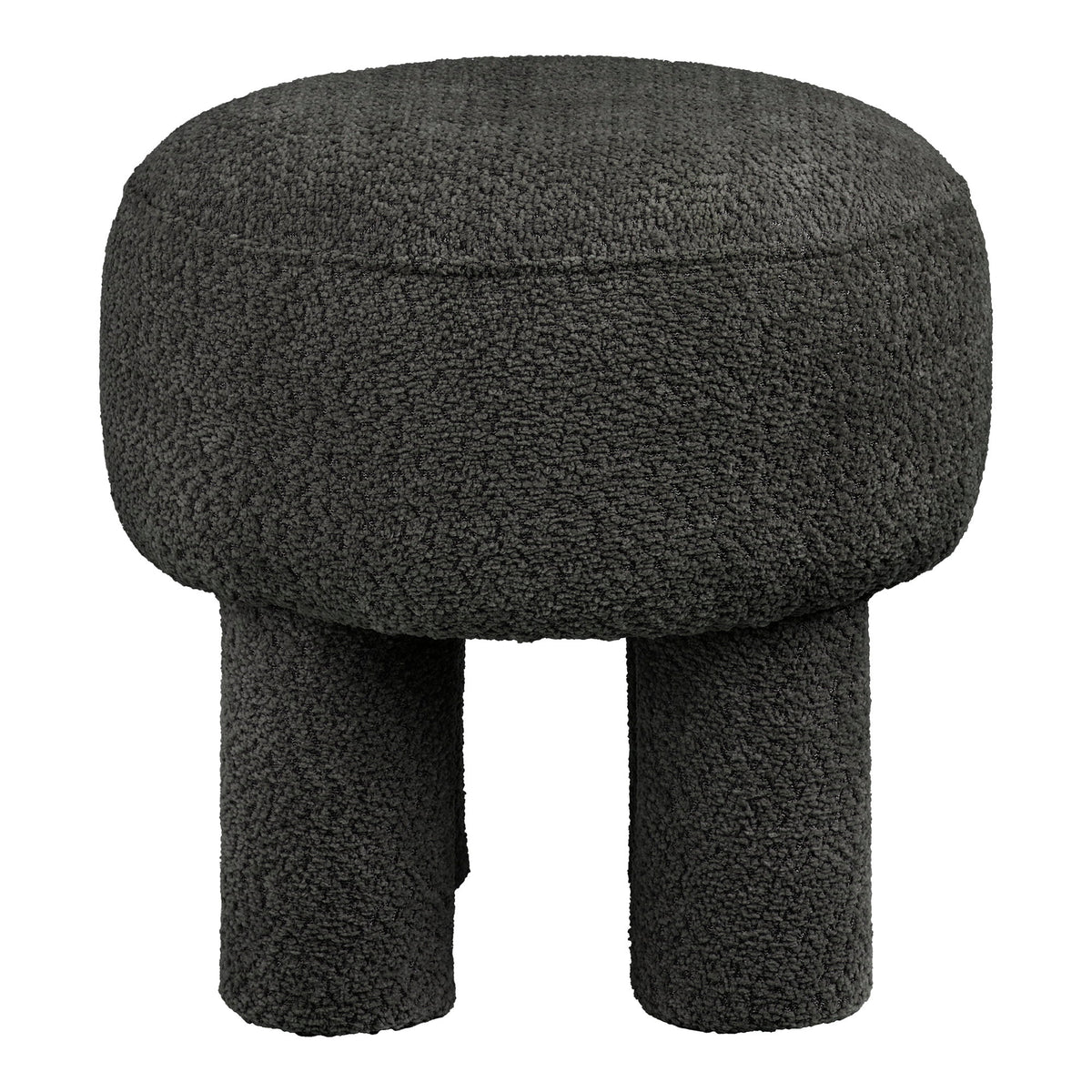 Canberra Pouf — Charcoal