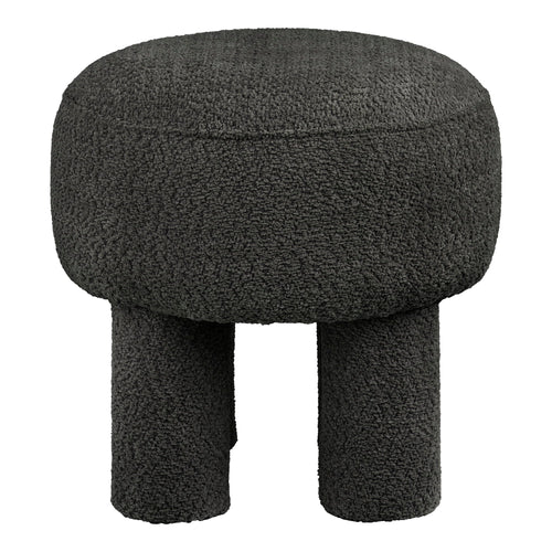 Canberra Pouf — Charcoal