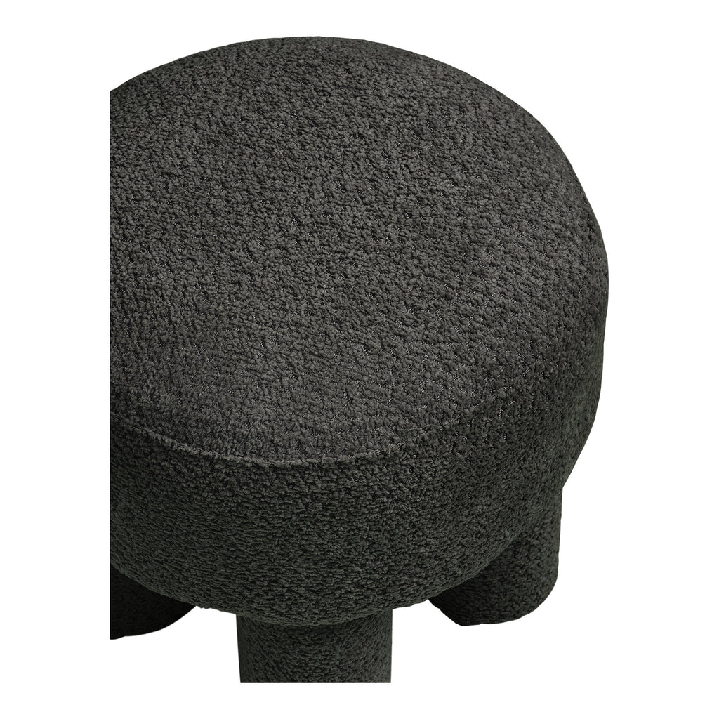 Canberra Pouf — Charcoal