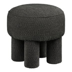 Canberra Pouf — Charcoal