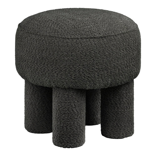 Canberra Pouf — Charcoal