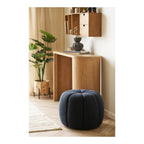 Paisley Pouf — Navy
