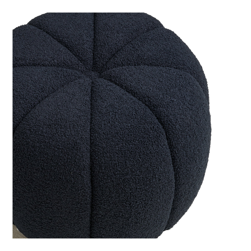 Paisley Pouf — Navy