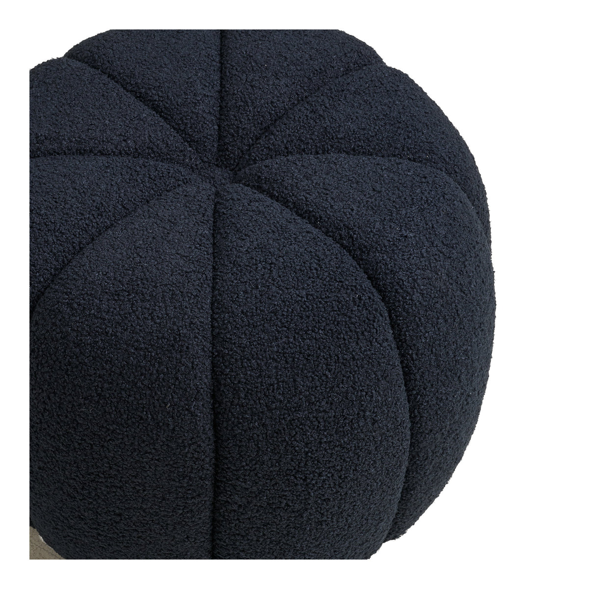 Paisley Pouf — Navy