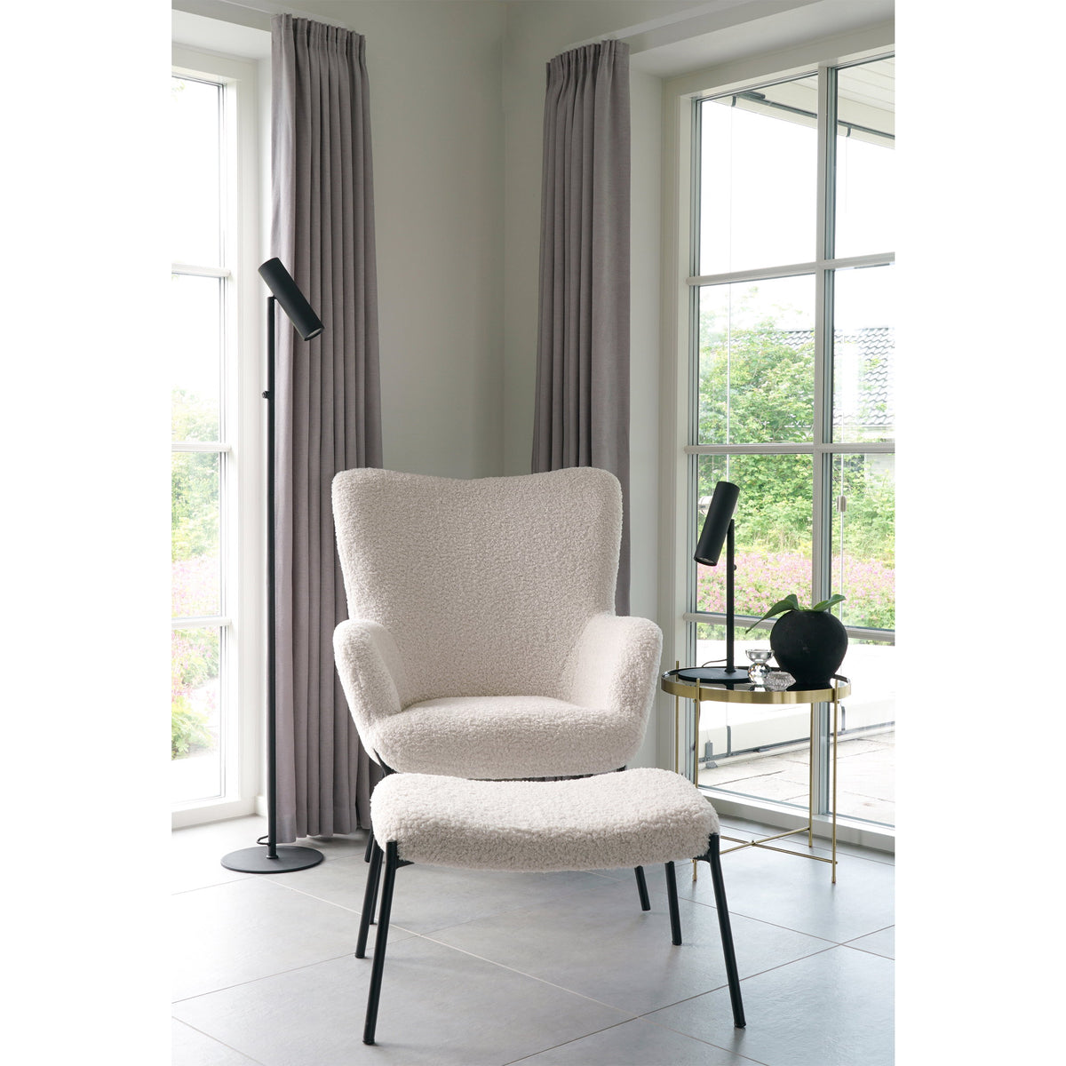 Glasgow Footrest — White