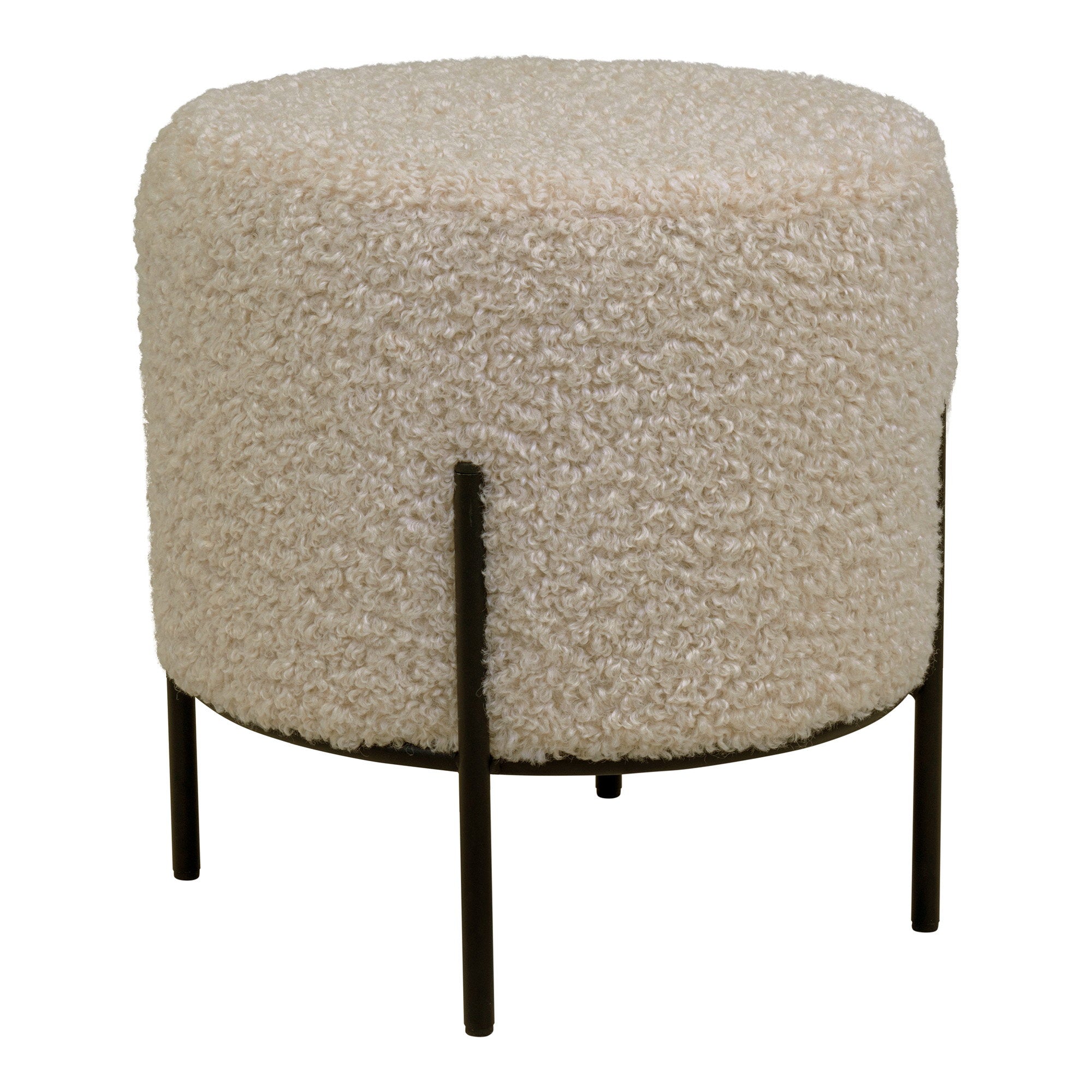Alford Pouf — Grey-brown