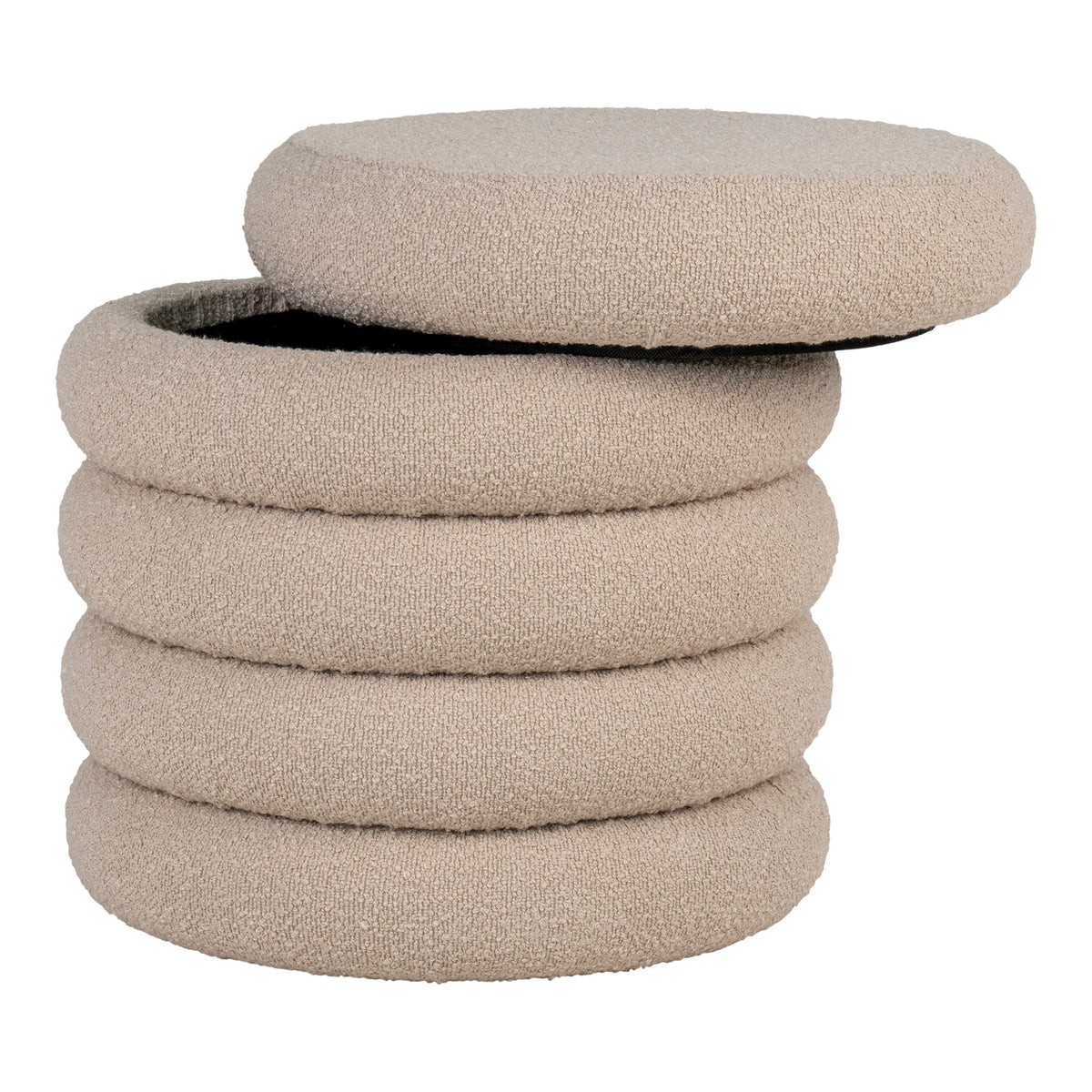 Brooklyn Pouf — Beige