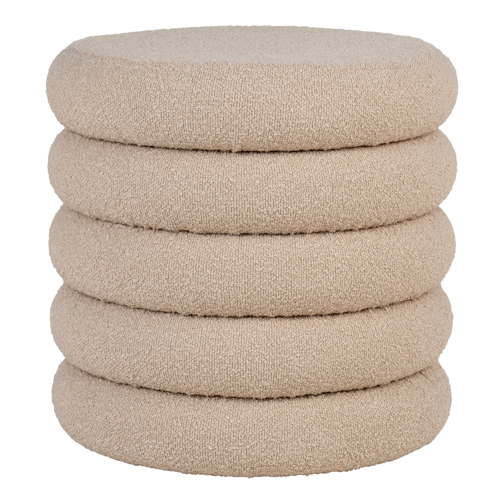 Brooklyn Pouf — Beige