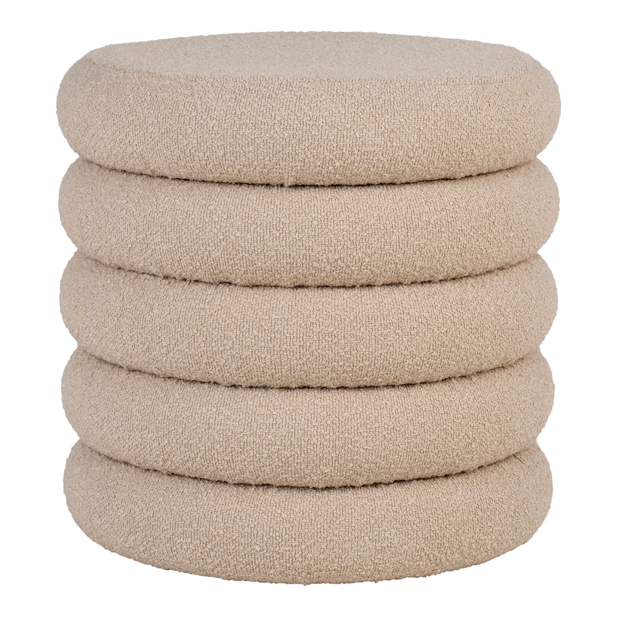 Brooklyn Pouf — Beige