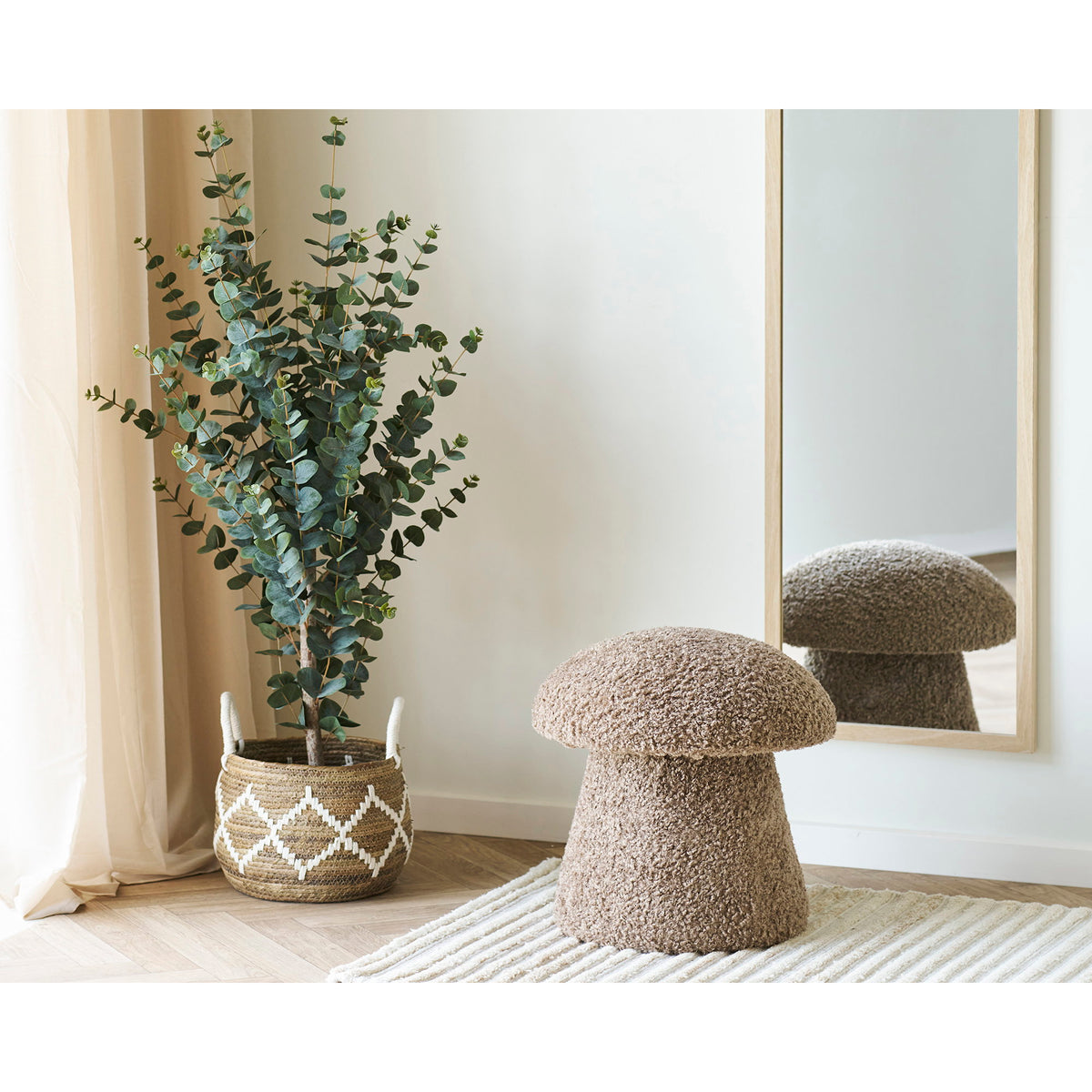 Enna Pouf — Brown