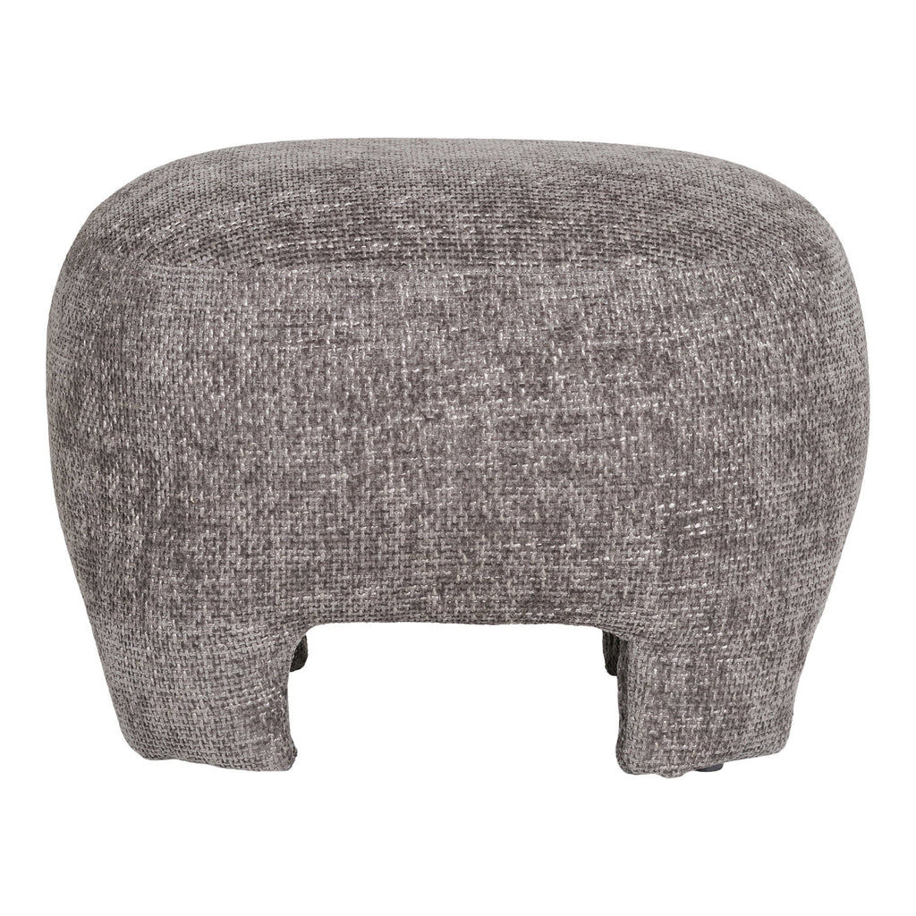 Nazare Pouf — Grey