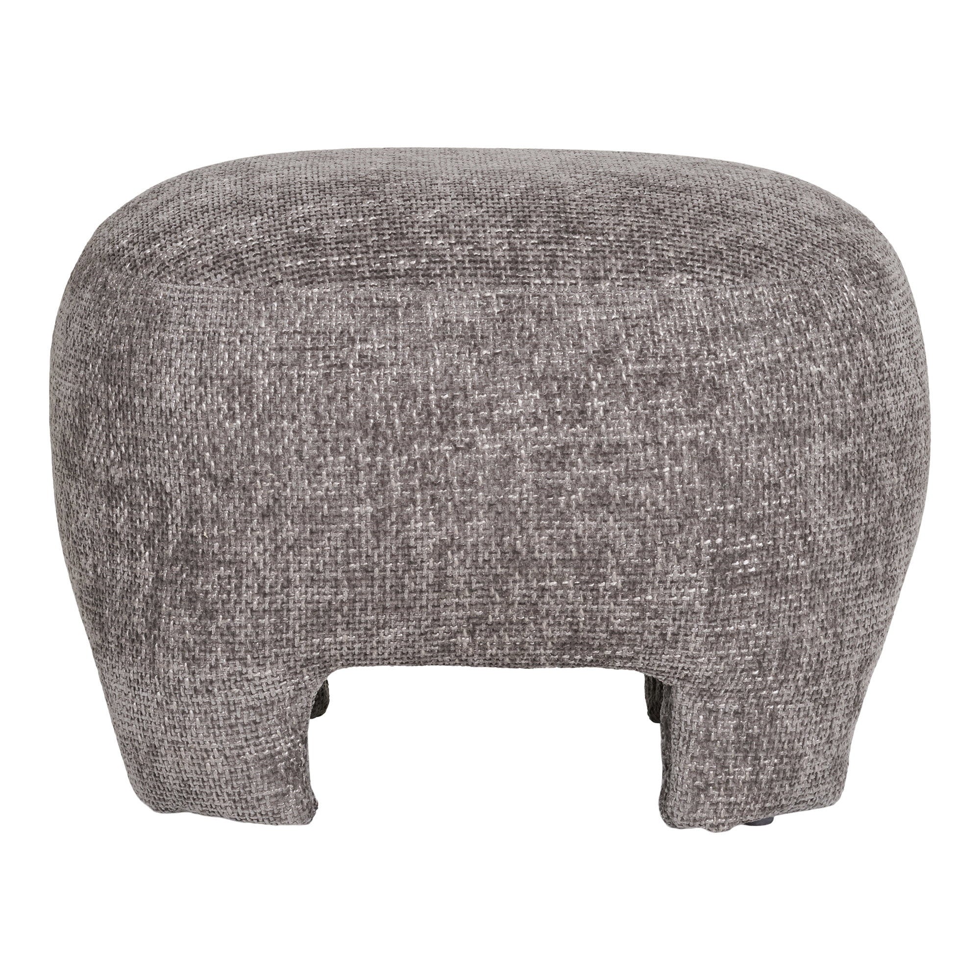 Nazare Pouf — Grey