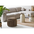 Napier Pouf — Brown