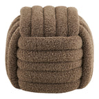 Napier Pouf — Brown