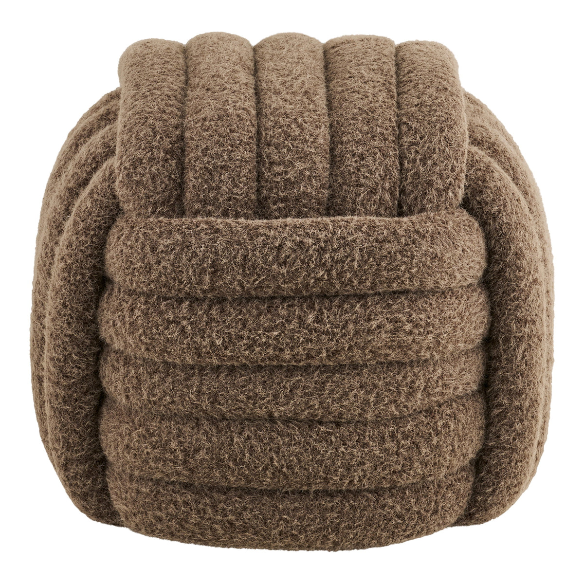 Napier Pouf — Brown