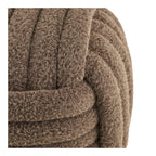 Napier Pouf — Brown