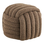 Napier Pouf — Brown