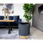 Gamby Pouf — Black