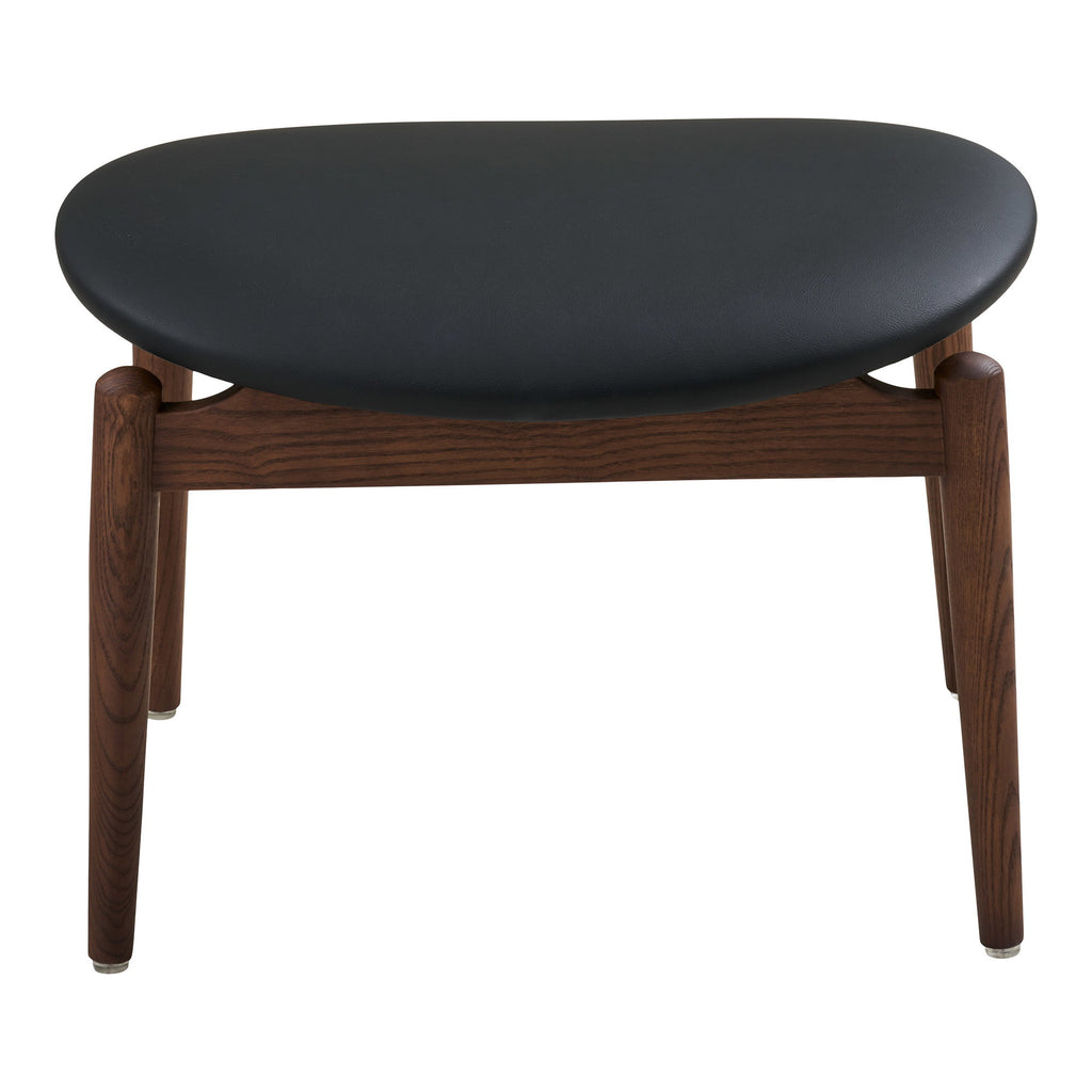Olvera Footrest — Dark brown / Black