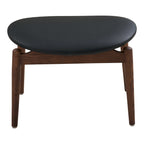 Olvera Footrest — Dark brown / Black