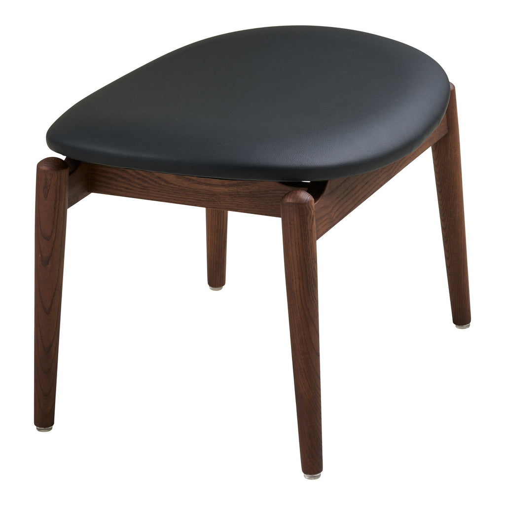 Olvera Footrest — Dark brown / Black