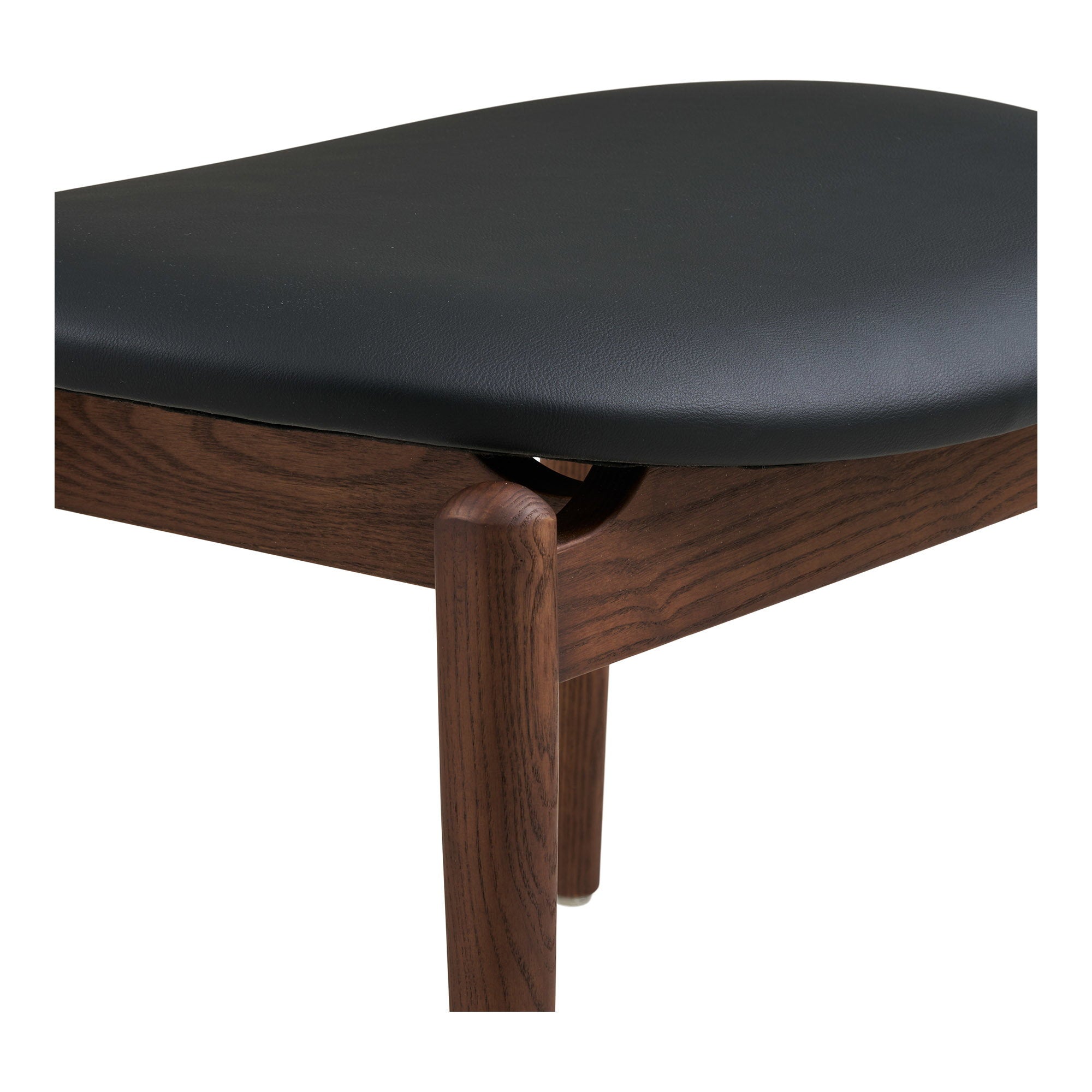 Olvera Footrest — Dark brown / Black