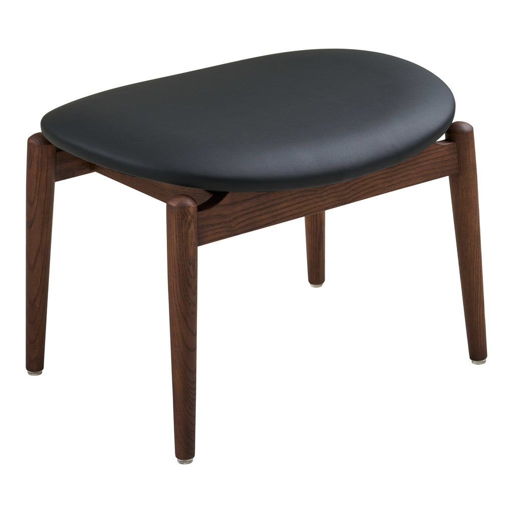 Olvera Footrest — Dark brown / Black