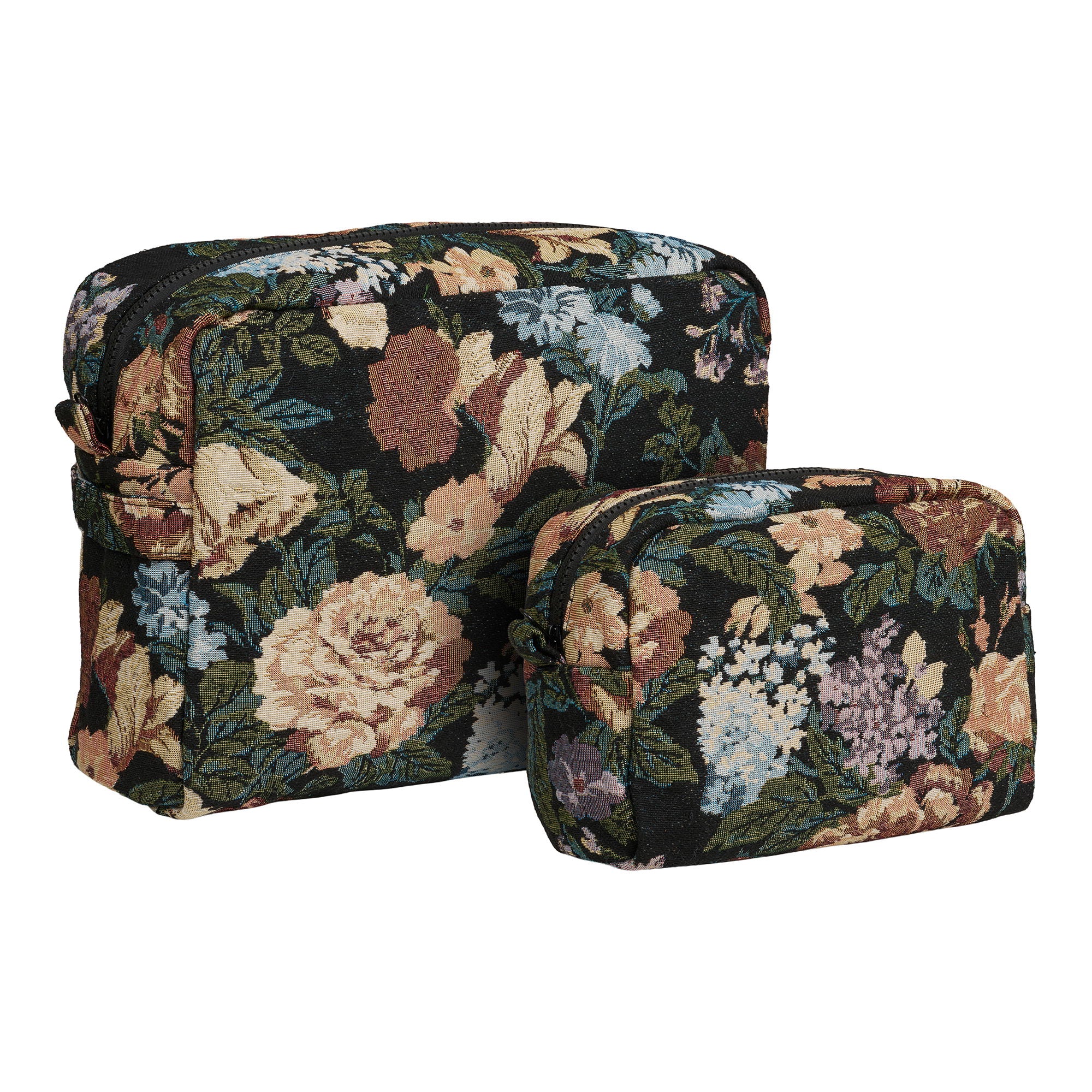 Zoe Toilet Bags - Toilet bags, black mix set of 2