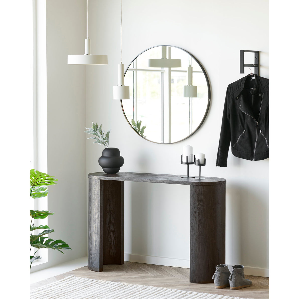 Bibione Console Table — Dark Brown